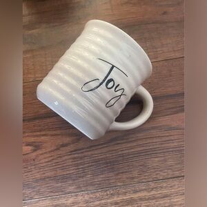 Source Unknown White Joy Mug
